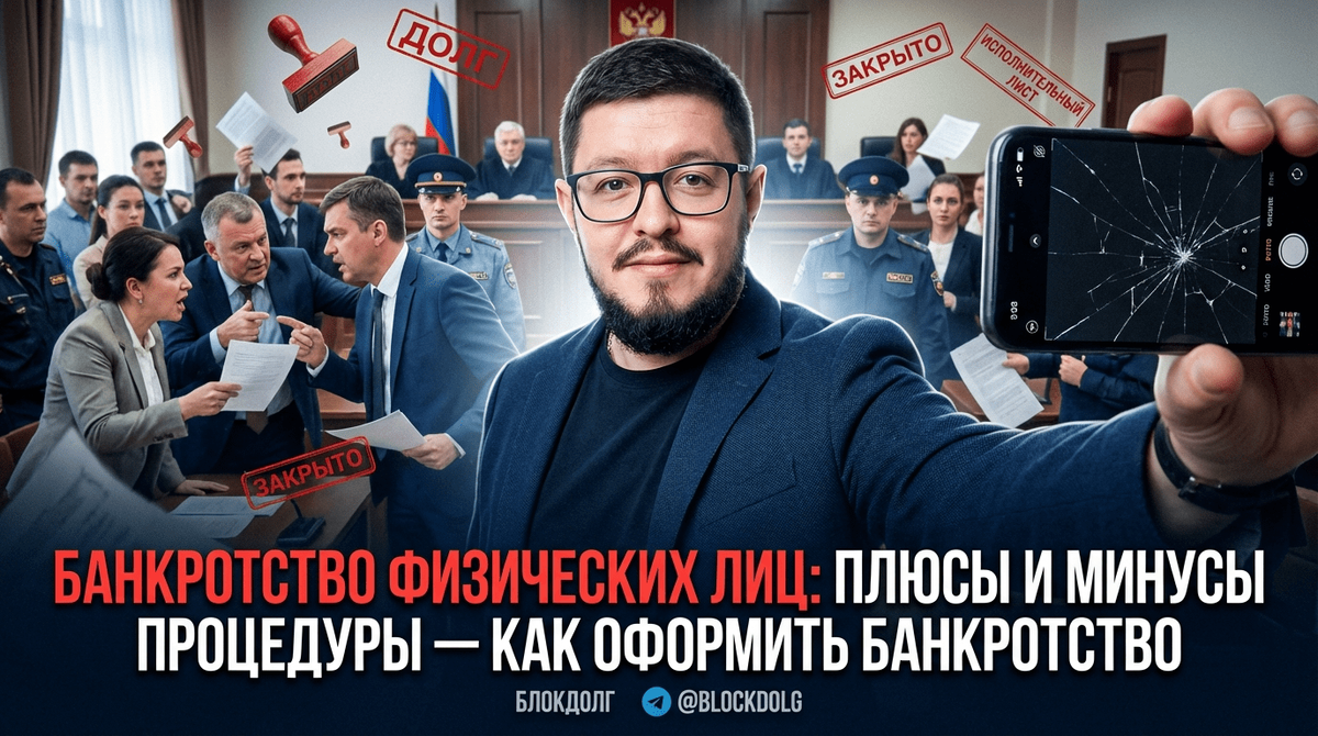    Банкротство физических лиц: плюсы и минусы Максим