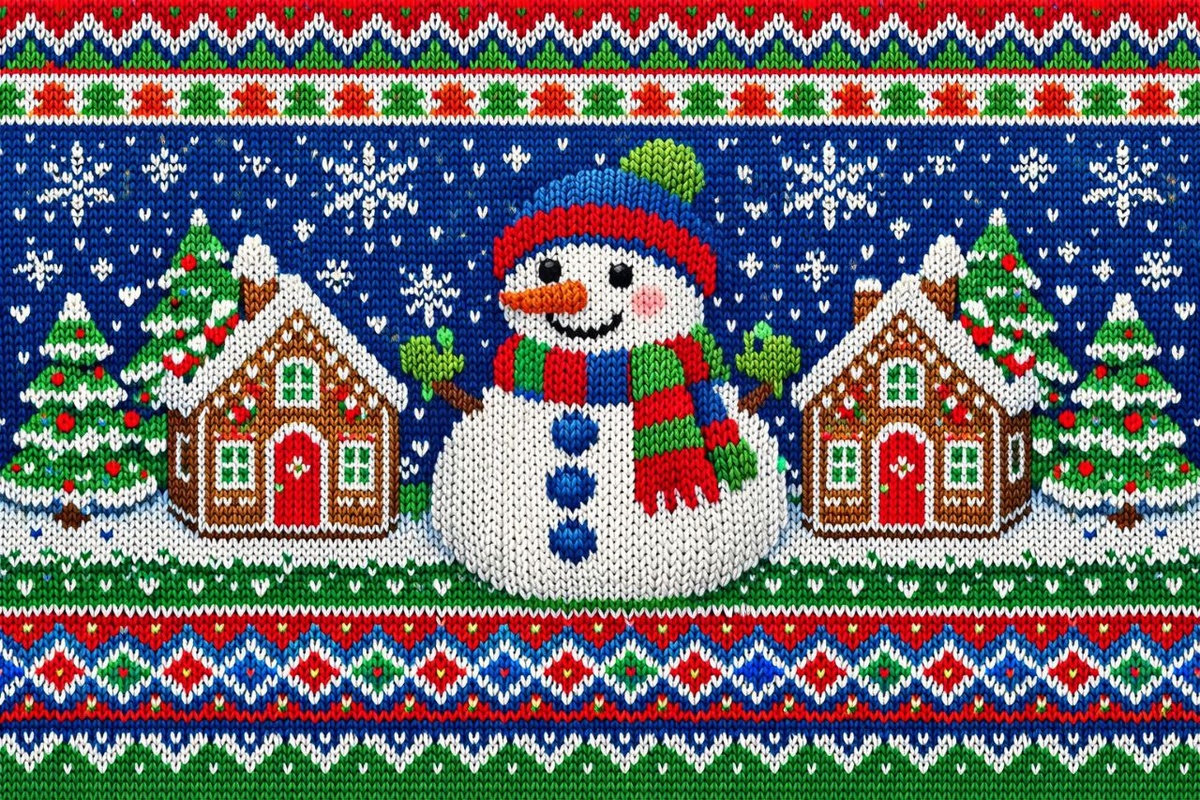 Узор, сгенерированный ИИ.