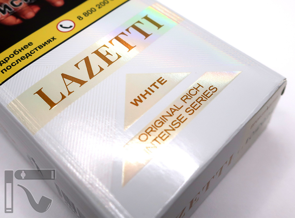 Сигареты Lazetti White. Фото: © канал "Уголок Курильщика"