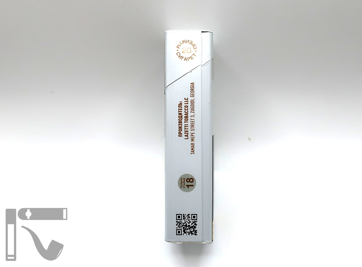 Сигареты Lazetti White. Фото: © канал "Уголок Курильщика"
