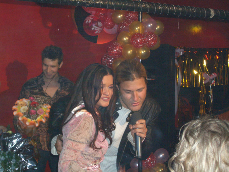 Леонид Нерушенко и Ксения Бородина.