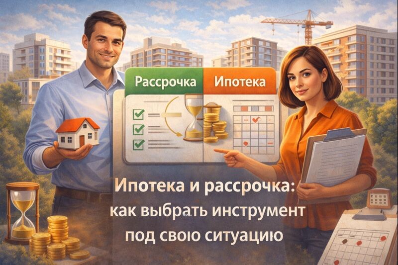 Ипотека и рассрочка — это разные финансовые инструменты с разной логикой рисков и обязательств. Выбор между ними начинается не со ставок и обещаний, а с понимания своей ситуации и горизонта покупки.