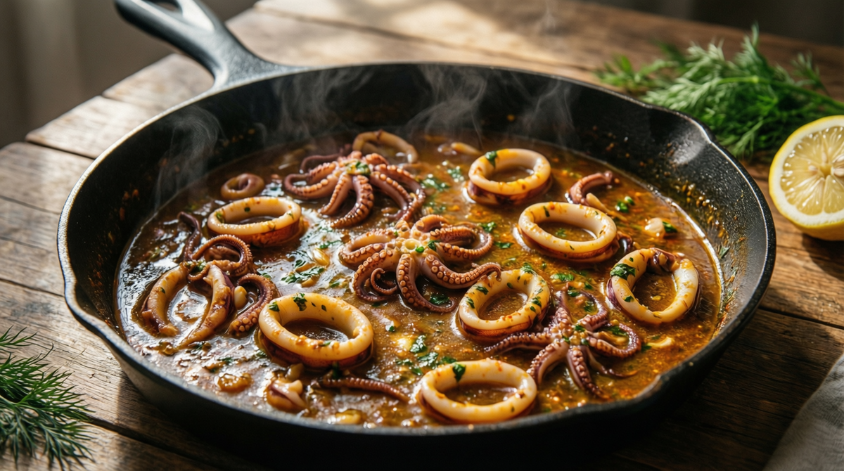 Подлива из кальмаров