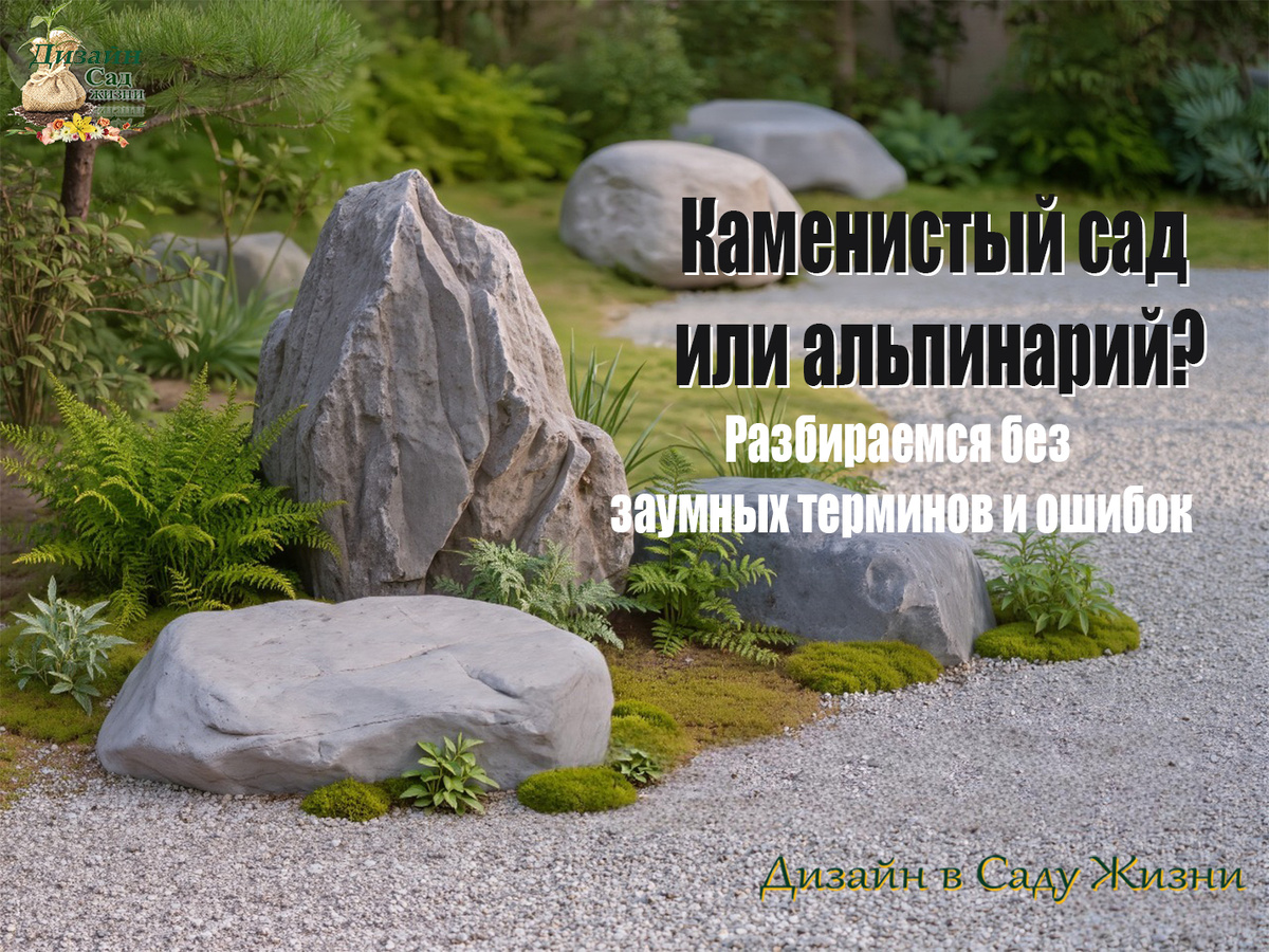 Каменистый сад, рокарий или альпинарий — вы точно понимаете, в чём разница?