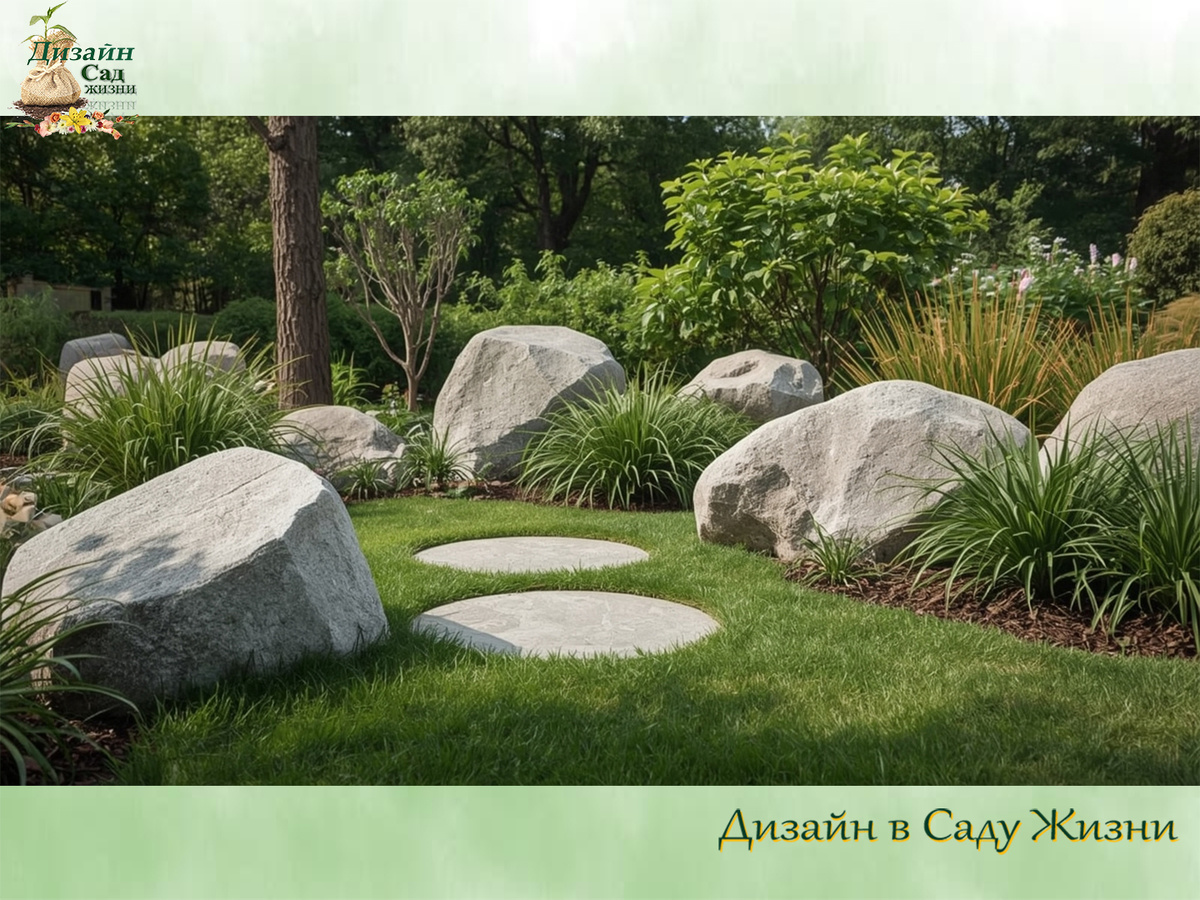 Каменистый сад — свободная композиция без строгих правил