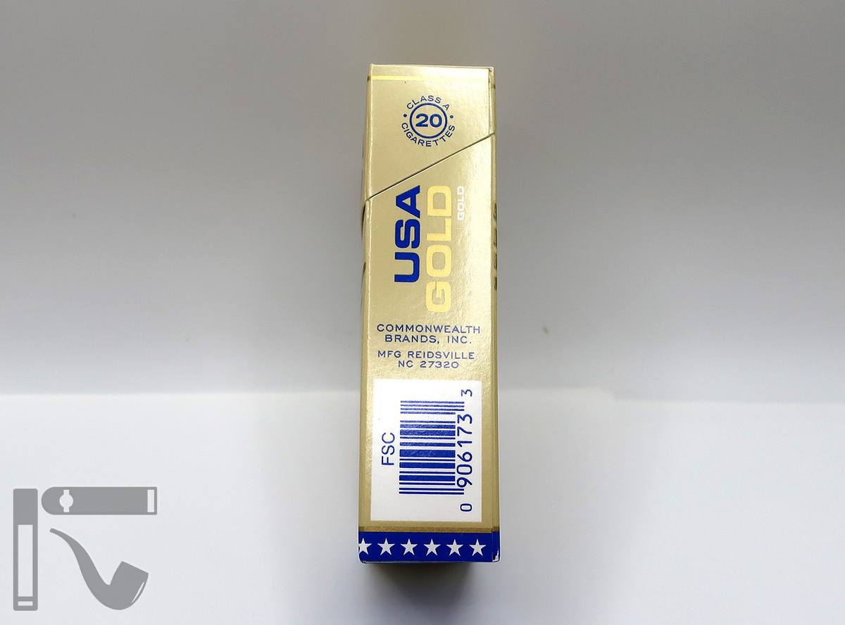 Сигареты USA Gold Gold. Фото: © канал "Уголок Курильщика"