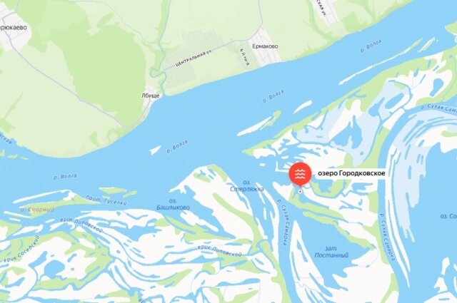    Место, где были обнаружены тела рыбаков. Фото: Скриншот Яндекс.Карты