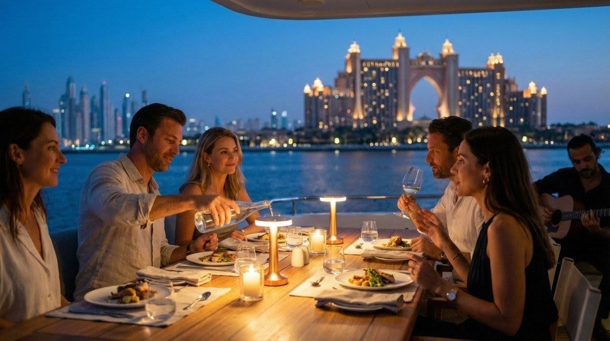 Прогулка на яхте по персидискому заливу