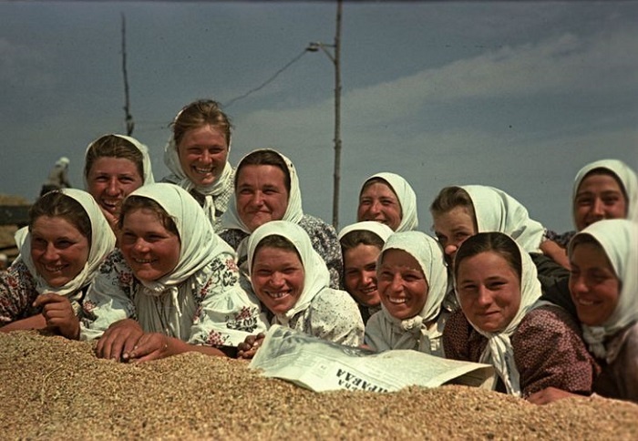 Фото колхозников в СССР