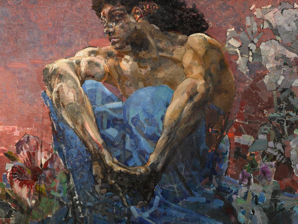 Картина М. Врубеля «Демон сидящий» (1890). Артикул на сайте ananasposter.ru: 111541