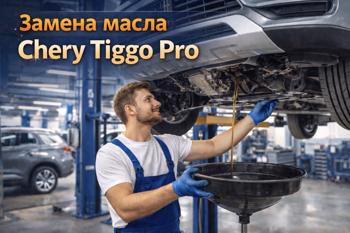 Замена масла Чери Тигго