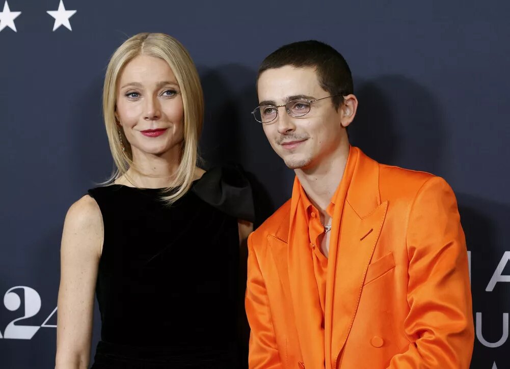    Гвинет Пэлтроу попала в неловкое положение на съемках с Тимоти Шаламе