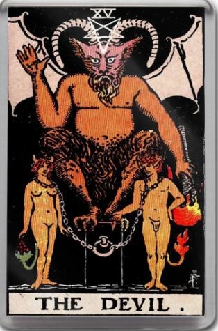 СА Таро ДЬЯВОЛ из колоды РУ. Фото- инет. свободный доступ