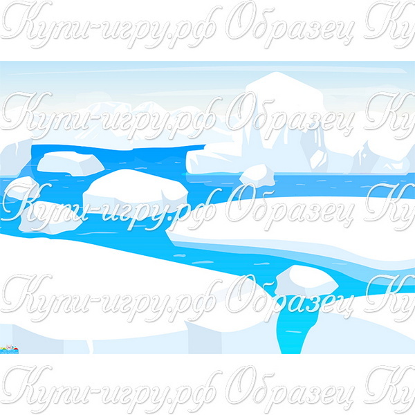 Коллективная работа "Пингвины" на День пингвина