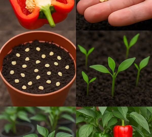 От семечка к урожаю: Как вырастить крепкую рассаду болгарского перца и получить рекордный урожай