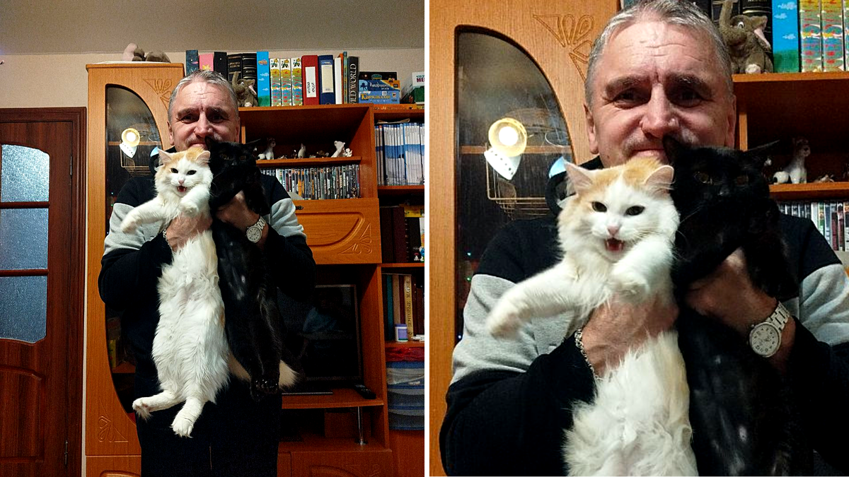 Когда подбежал к порогу просто поздороваться с хозяином, а он схватил и тискал тебя 20 минут