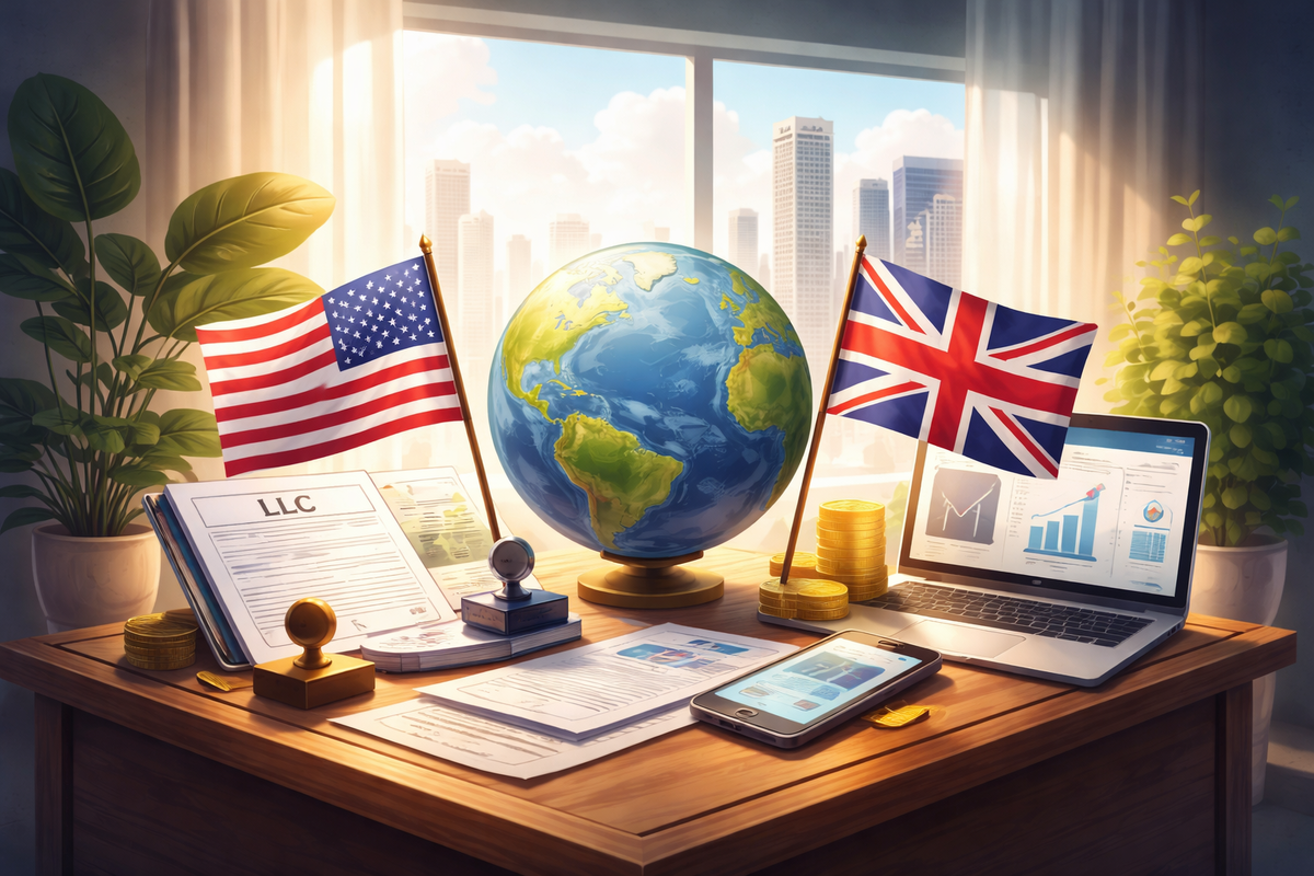 США или Великобритания в 2026: что выбрать бизнесу из СНГ, чтобы легально принимать платежи за рубежом