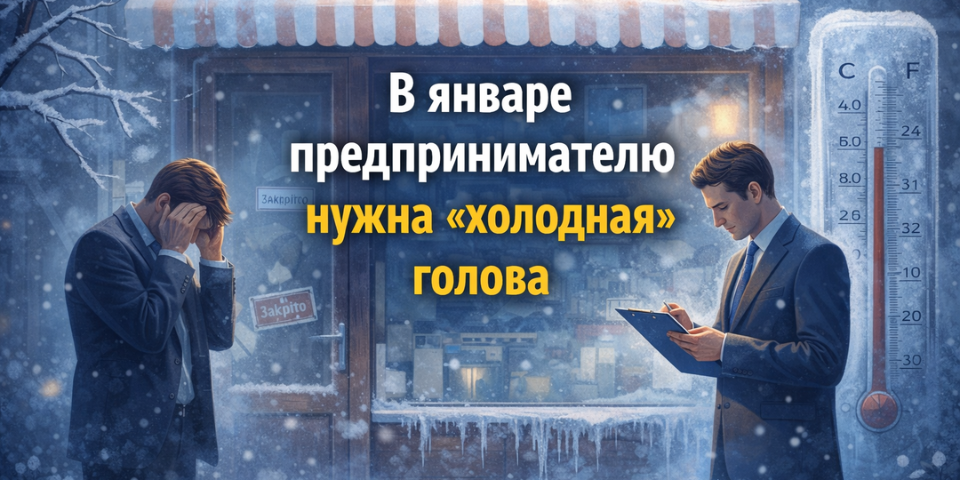 Почему одни предприниматели в январе впадают в панику, а другие спокойно считают цифры.
