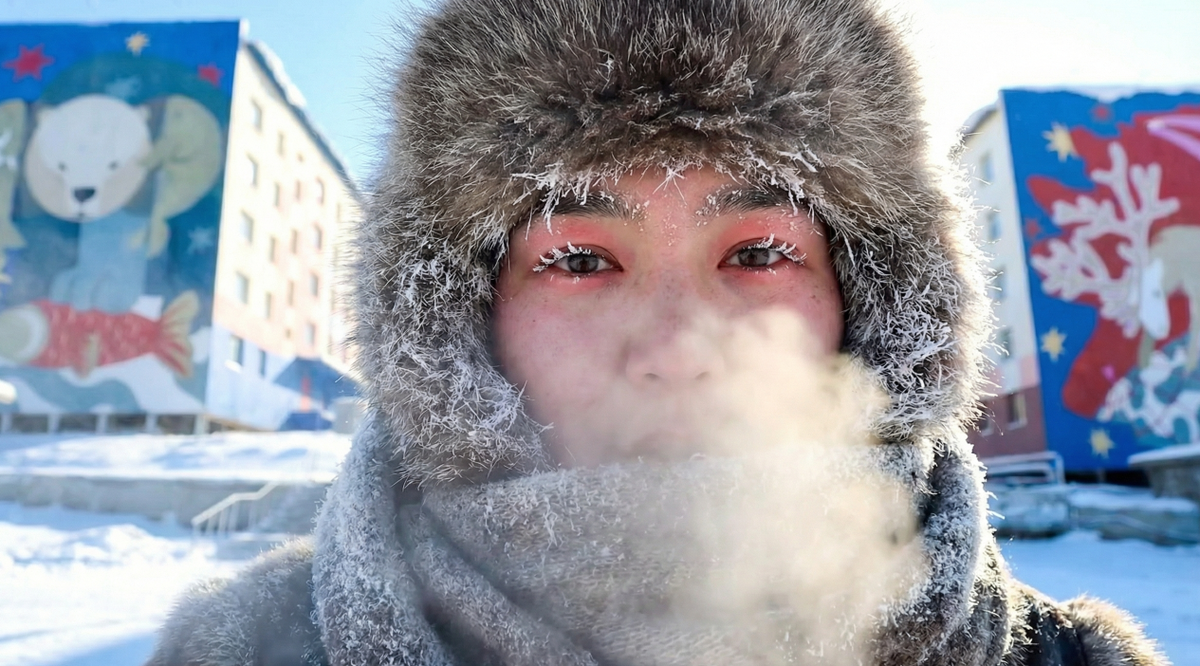 Жилые дома в Якутске стоят на сваях, чтобы не нагревать мерзлоту