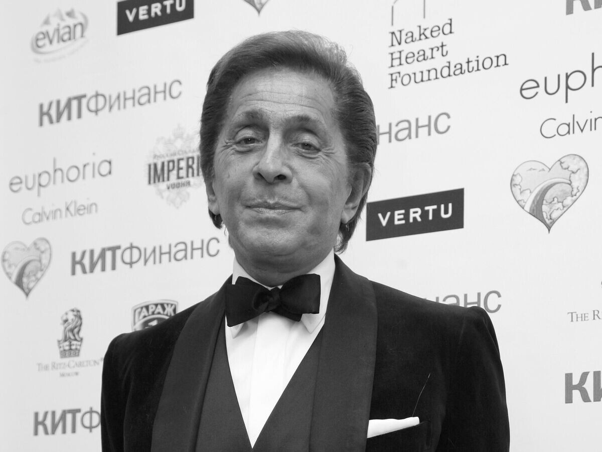    Итальянский модельер Валентино Гаравани© РИА Новости . Екатерина Чеснокова