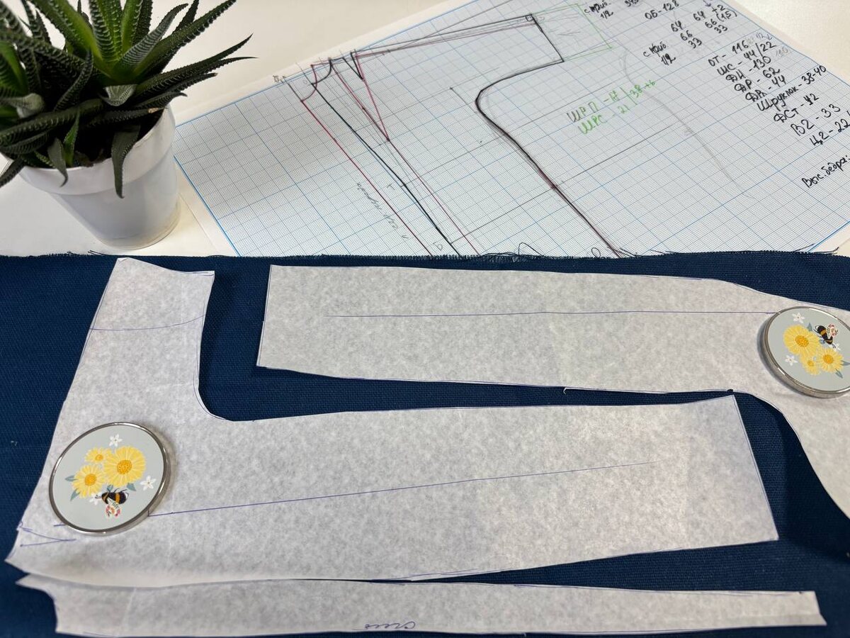 Конструируем базовую выкройку платья-кокон