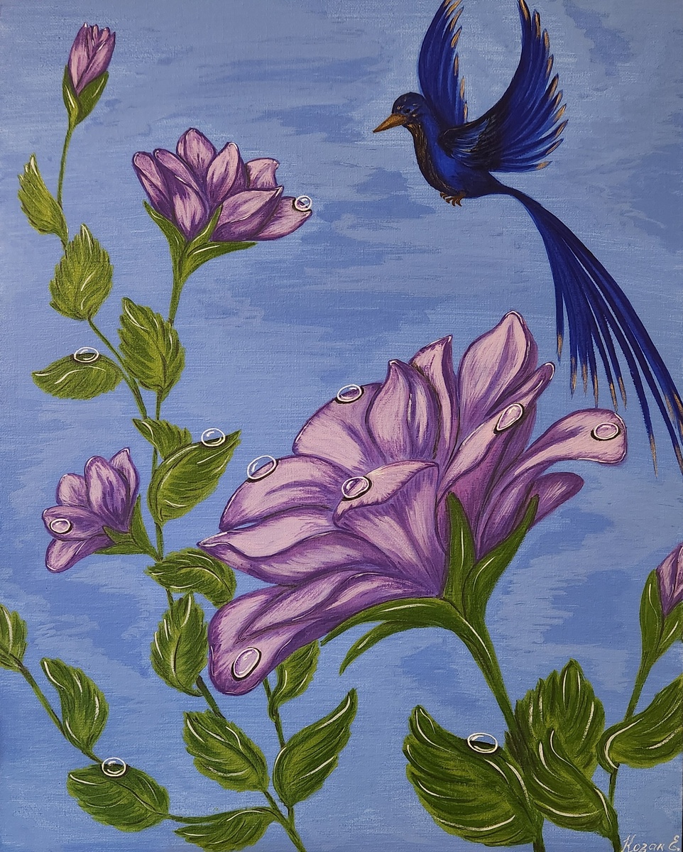 (рисунок авторский, холст, акрил)