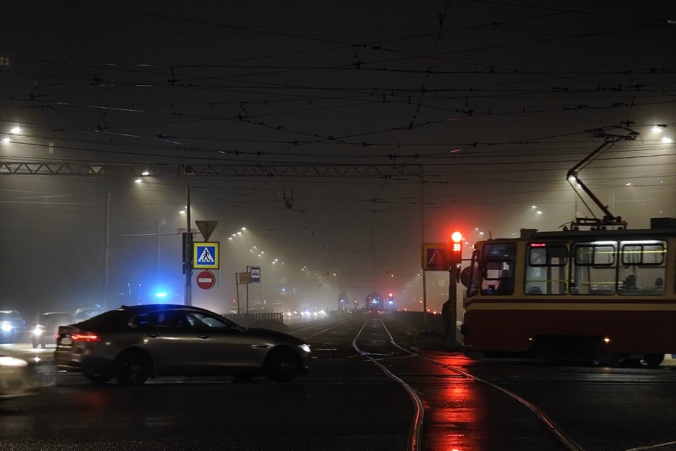    В Петербурге начался ремонт трамвайных путей. Алексей БУЛАТОВ