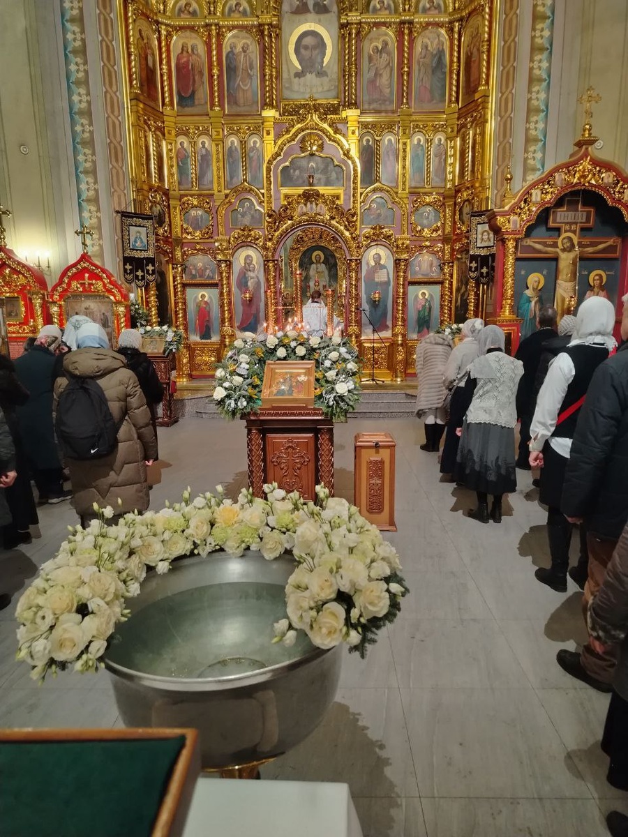 Икона "Святое Богоявление, Крещение Господа Бога и Спаса нашего Иисуса Христа!".