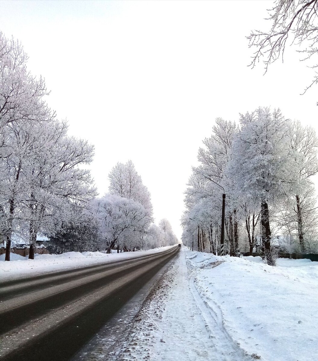 Дорога через наше село. 