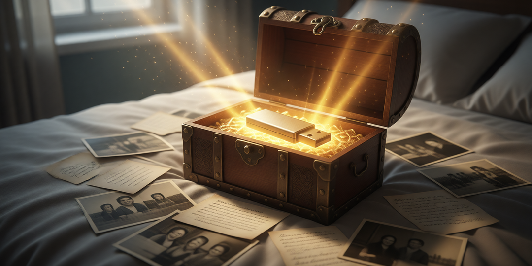 Флешка для будущего: как сохранить для ребёнка свой голос и видео без сложных сервисов