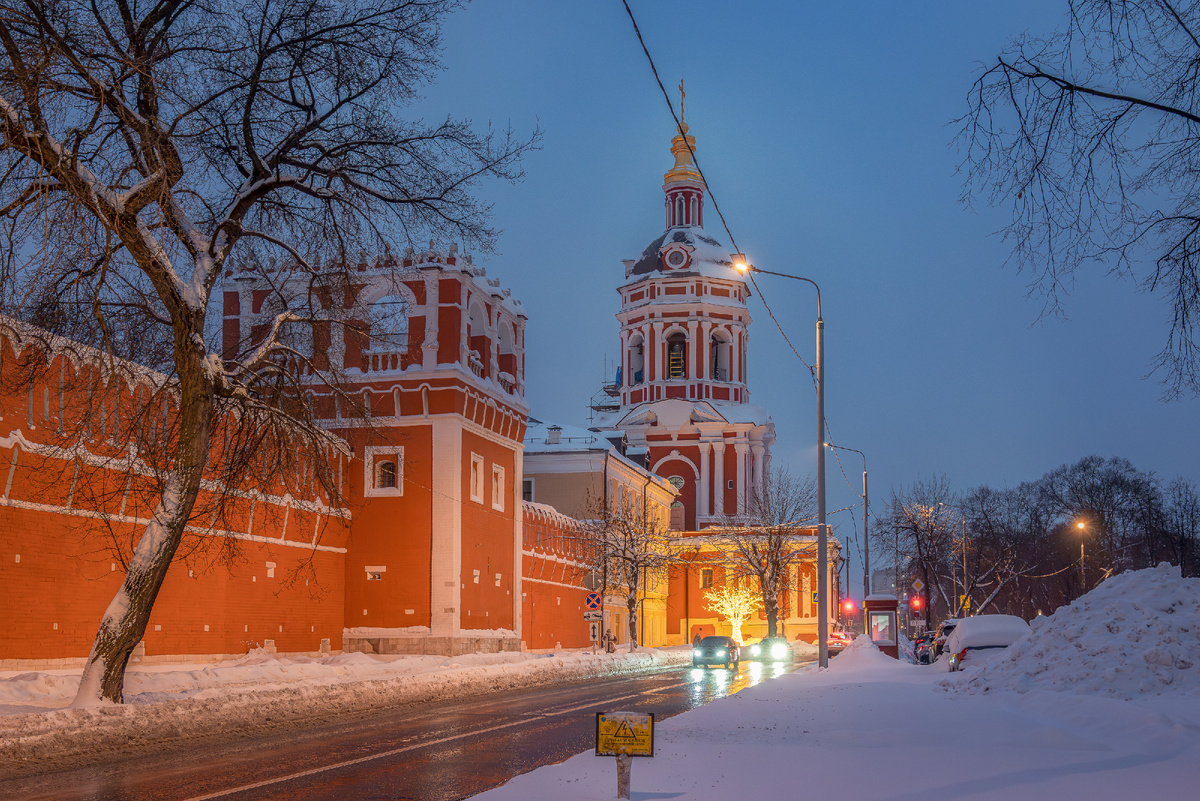 Западные врата Донского монастыря