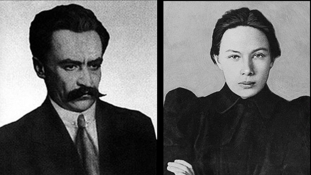 Борис Герман и Надежда Крупская