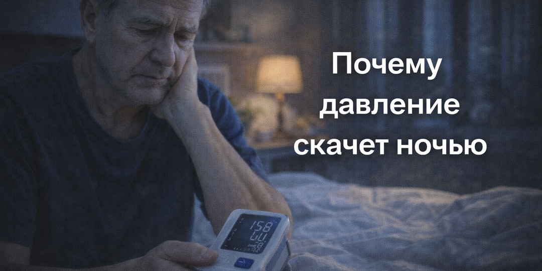 Почему давление скачет ночью?
