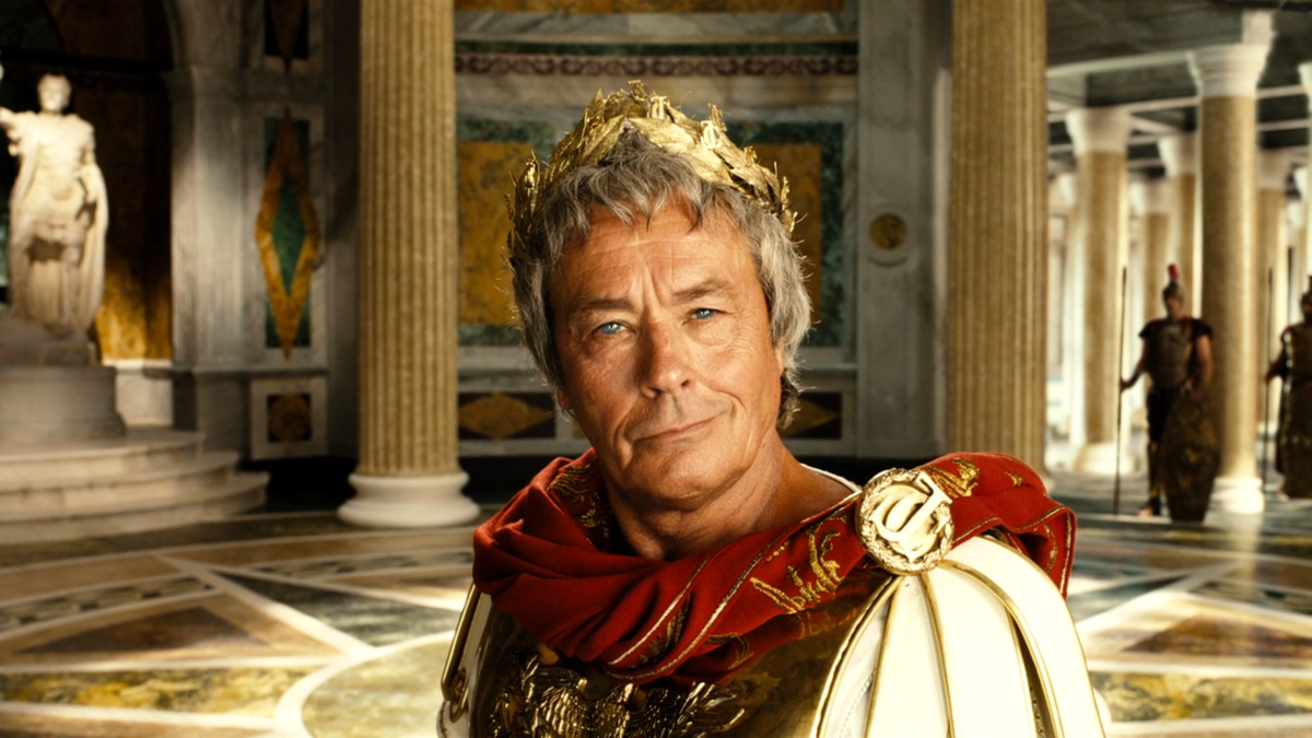 Кадр из кинофильма "Астерикс на Олимпийских играх", 2008 г., режиссеры Фредерик Форестье, Томас Лангманн, сценаристы Александр Шарло, Оливье Даза, Томас Лангманн, Франк Манье, композитор Фредерик Тэлгорн (скриншот) 