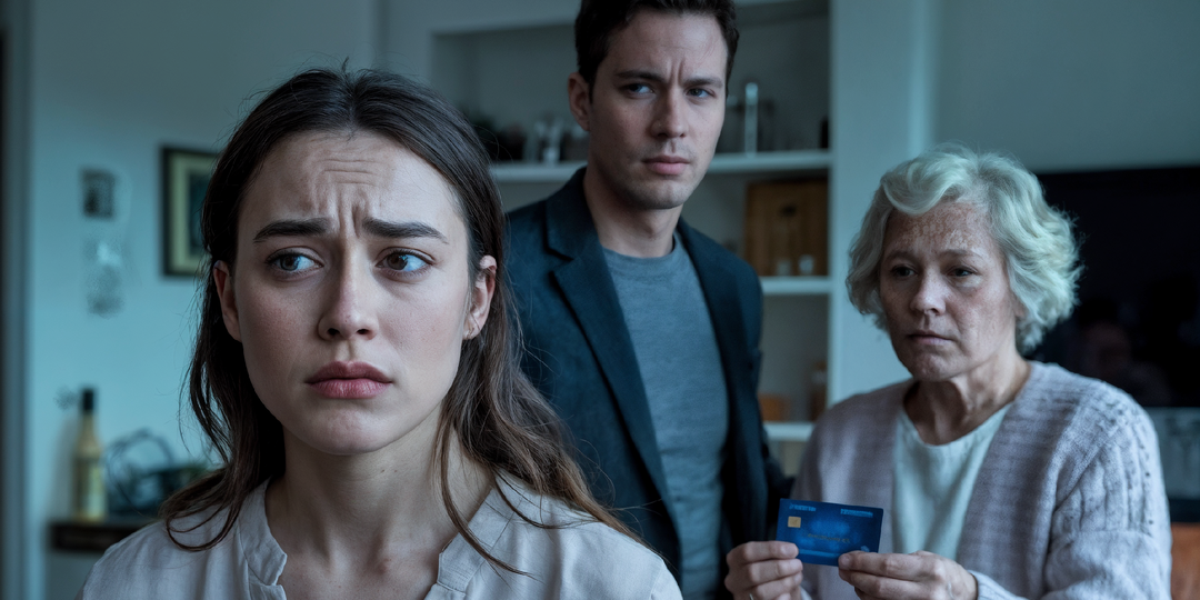 — Как это — ты отдал мою карту своей маме? — недоуменно уставилась на мужа Оксана