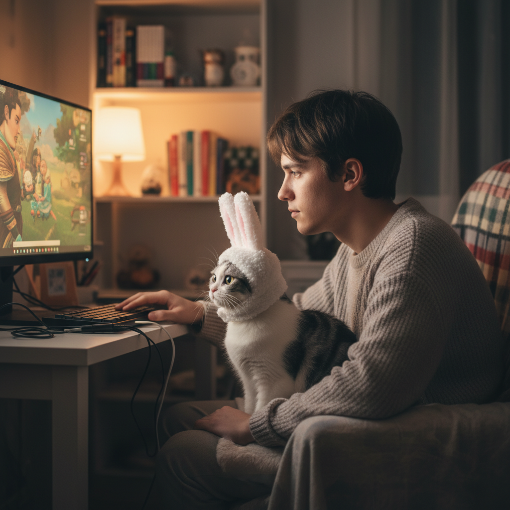 Зеркальное поведение: почему ваш питомец считает, что он тоже должен участвовать в утренней планерке