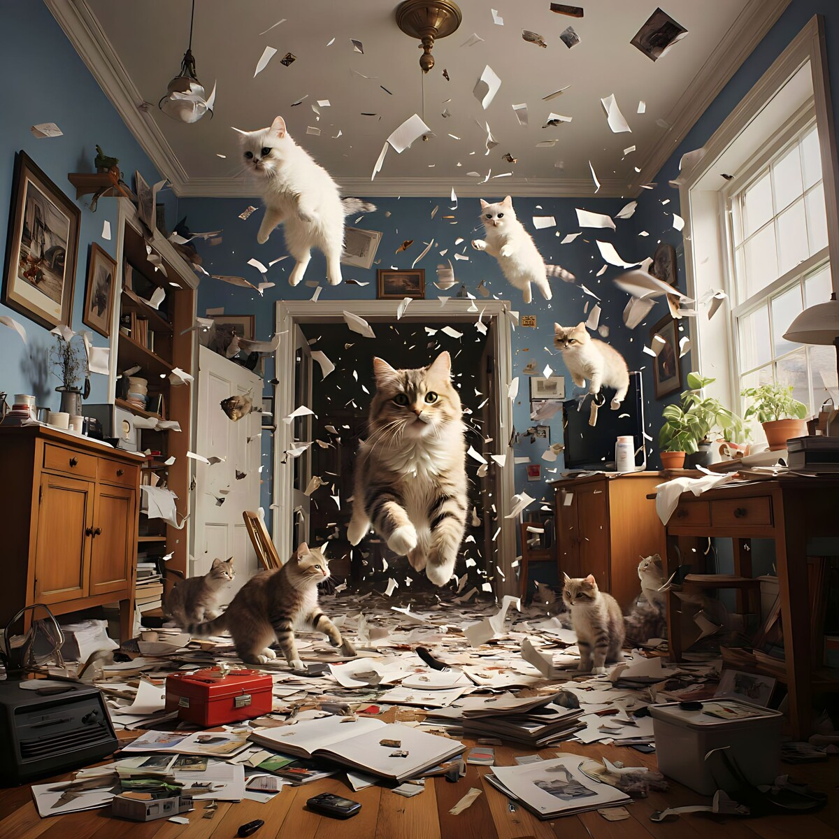 Кошачий переполох