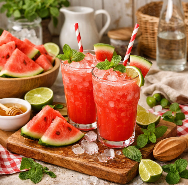 Арбузный фреш рецепты от Дарики