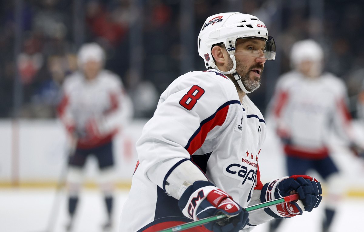    Нападающий "Вашингтона" Александр Овечкин  Harry How/Getty Images