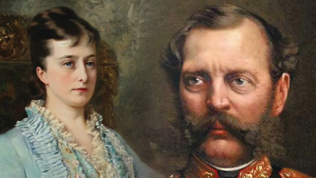 Александра II и Екатерина Долгорукова
