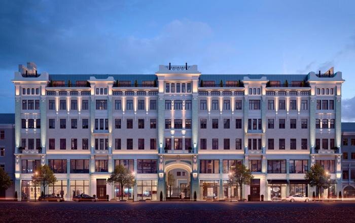 Дом, в котором находится новая квартира Собчак. Фото © dmitrovka9.ru