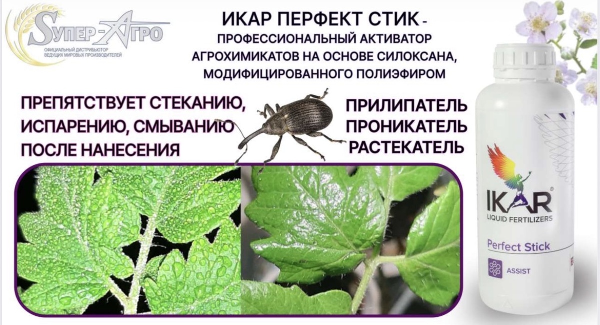 Пример работы Икар Перфект Стик