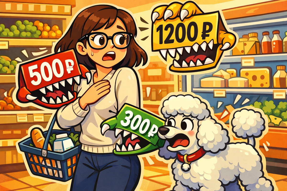 Цены в магазинах кусаются, и боюсь, что это не метафора