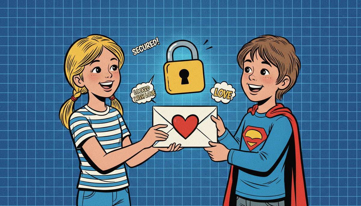 Основная идея сквозного шифрования: сообщение защищено между отправителем и получателем.