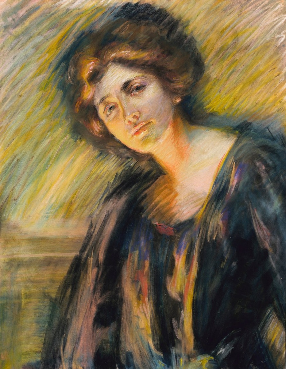 Элис Пайк Барни "Свет камина" (1900-е)