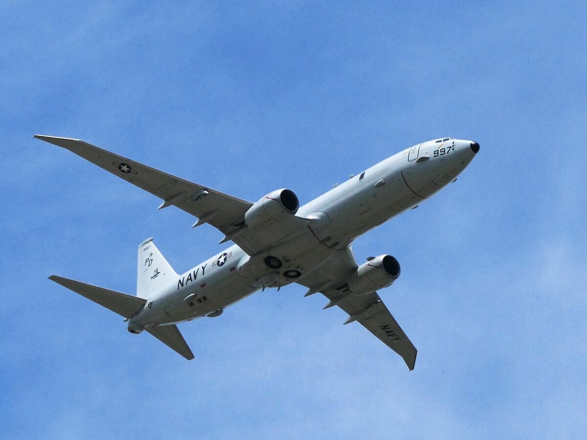    Самолет Boeing P-8 Poseidon военно-морских сил США во время учения стран НАТО Sea Breeze-2019 в Николаевской области | © РИА Новости / Игорь Маслов