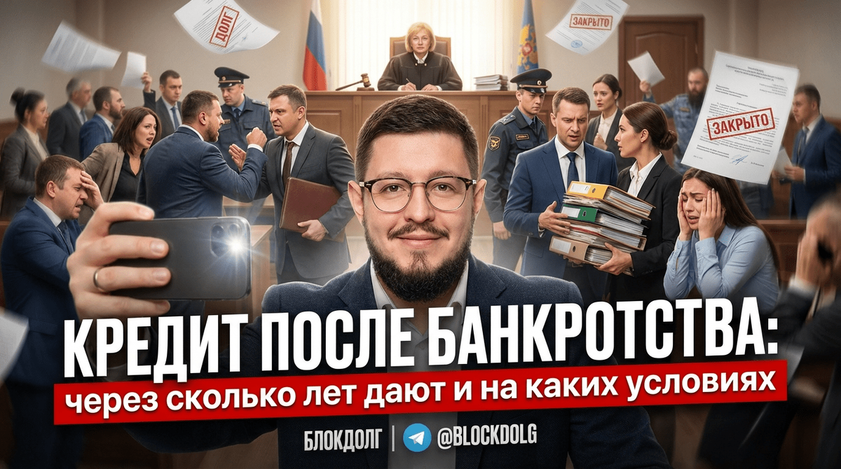    Условия получения кредита после банкротства Максим