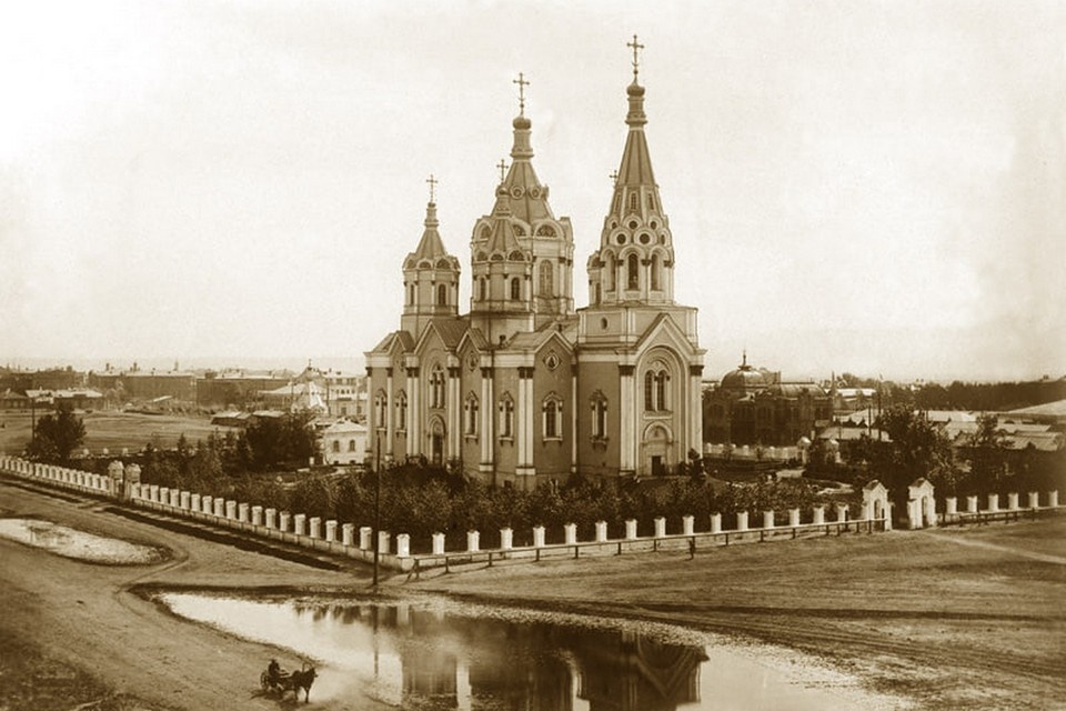    Богородице-Рождественский собор в Красноярске. Фото предоставлено Красноярским краеведческим музеем