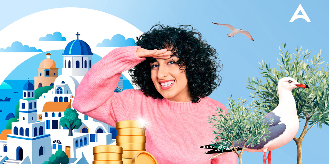 Греция для жизни: сколько в месяц уходит на жильё, еду и море в 2026 году