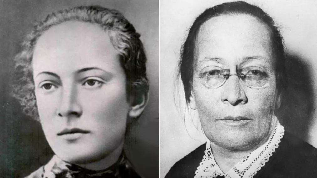 Розалия Землячка в начале 1900-х и в начале 1940-х